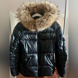 SAM. Freestyle Down Jacket w/fur hood sz S
